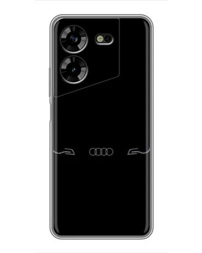 Чехол для TECNO POVA 5 (LG7n) с картинкой «Audi — световой подпись» Чехол для TECNO POVA 5 (LG7n) с картинкой «Audi — световой подпись»