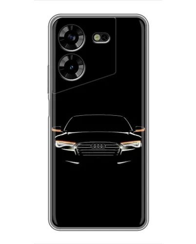 Чехол для TECNO POVA 5 (LG7n) с картинкой «Audi — ночной контур» Чехол для TECNO POVA 5 (LG7n) с картинкой «Audi — ночной контур»