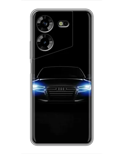 Чехол для TECNO POVA 5 (LG7n) с картинкой «Audi в неоне» Чехол для TECNO POVA 5 (LG7n) с картинкой «Audi в неоне»