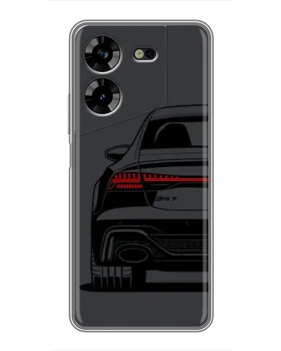 Чехол для TECNO POVA 5 (LG7n) с картинкой «Задняя часть Audi — арт» Чехол для TECNO POVA 5 (LG7n) с картинкой «Задняя часть Audi — арт»