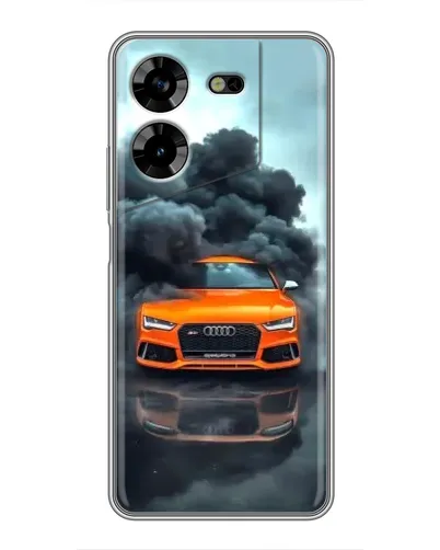 Чехол для TECNO POVA 5 (LG7n) с картинкой «Audi в облаках дыма» Чехол для TECNO POVA 5 (LG7n) с картинкой «Audi в облаках дыма»