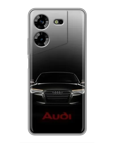 Чехол для TECNO POVA 5 (LG7n) с картинкой «Audi — градиентный контур» Чехол для TECNO POVA 5 (LG7n) с картинкой «Audi — градиентный контур»