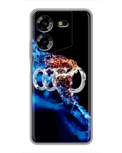 Чехол для TECNO POVA 5 (LG7n) с картинкой «Энергия лого Audi» Чехол для TECNO POVA 5 (LG7n) с картинкой «Энергия лого Audi»