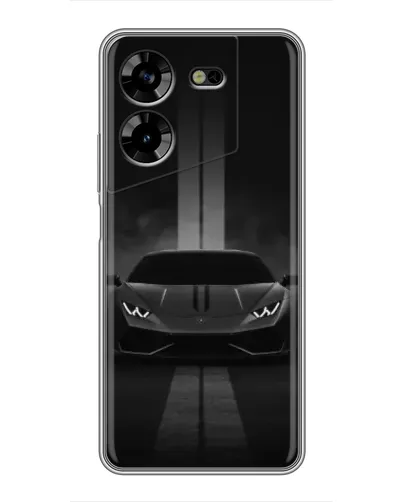 Чехол для TECNO POVA 5 (LG7n) с картинкой «Lamborghini симметрия дорог»