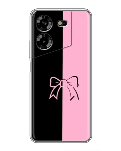 Чехол для TECNO POVA 5 (LG7n) с картинкой «Половинки банта»