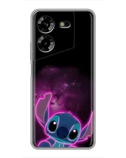 Чехол для TECNO POVA 5 (LG7n) с картинкой «Неоновый Stitch»