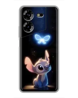 Чехол для TECNO POVA 5 (LG7n) с картинкой «Сияющий Стич»