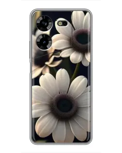 Чехол для TECNO POVA 5 (LG7n) с картинкой «Белые маргаритки макро» Чехол для TECNO POVA 5 (LG7n) с картинкой «Белые маргаритки макро»