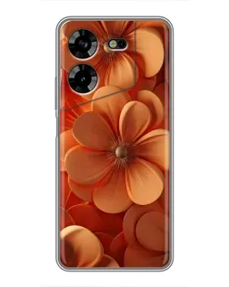 Чехол для TECNO POVA 5 (LG7n) с картинкой «Оранжевый макро цветок» Чехол для TECNO POVA 5 (LG7n) с картинкой «Оранжевый макро цветок»
