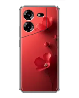 Чехол для TECNO POVA 5 (LG7n) с картинкой «Маковые соцветия» Чехол для TECNO POVA 5 (LG7n) с картинкой «Маковые соцветия»