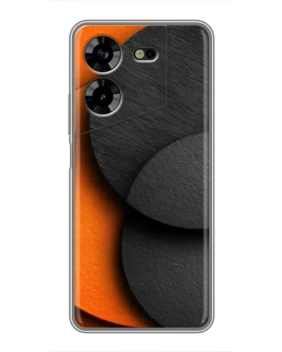 Чехол для TECNO POVA 5 (LG7n) с картинкой «Геометрия оранжевых кругов» Чехол для TECNO POVA 5 (LG7n) с картинкой «Геометрия оранжевых кругов»