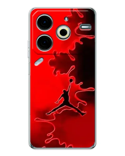 Чехол для TECNO Pova 6 Neo 5G с картинкой «Jordan Red Smoke»
