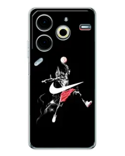Чохол для TECNO Pova 6 Neo 5G з картинкою «Jordan Jumpman» Чохол для TECNO Pova 6 Neo 5G з картинкою «Jordan Jumpman»