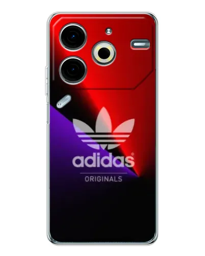 Чехол для TECNO Pova 6 Neo 5G с картинкой «Adidas Red Neon» Чехол для TECNO Pova 6 Neo 5G с картинкой «Adidas Red Neon»