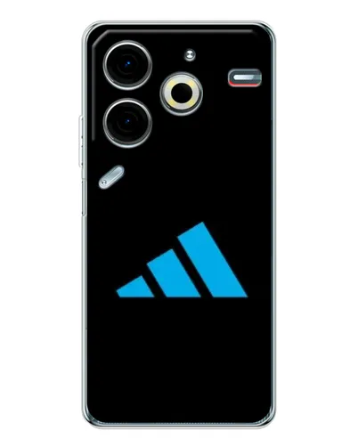 Чехол для TECNO Pova 6 Neo 5G с картинкой «Adidas Cyan Logo» Чехол для TECNO Pova 6 Neo 5G с картинкой «Adidas Cyan Logo»