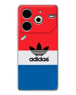 Чехол для TECNO Pova 6 Neo 5G с картинкой «Ретро блоки Adidas» Чехол для TECNO Pova 6 Neo 5G с картинкой «Ретро блоки Adidas»