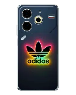 Чехол для TECNO Pova 6 Neo 5G с картинкой «Неоновый Adidas» Чехол для TECNO Pova 6 Neo 5G с картинкой «Неоновый Adidas»