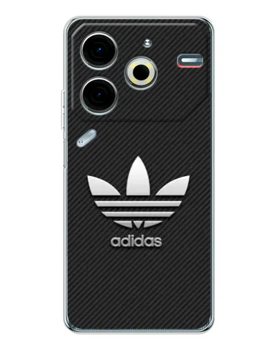 Чехол для TECNO Pova 6 Neo 5G с картинкой «Adidas Карбоновая текстура» Чехол для TECNO Pova 6 Neo 5G с картинкой «Adidas Карбоновая текстура»