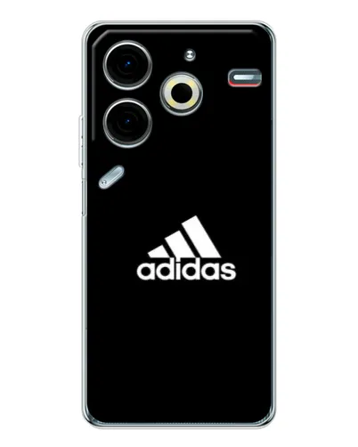 Чехол для TECNO Pova 6 Neo 5G с картинкой «Черная классика Adidas» Чехол для TECNO Pova 6 Neo 5G с картинкой «Черная классика Adidas»