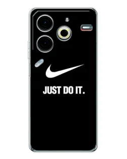 Чохол для TECNO Pova 6 Neo 5G з картинкою «Класичний принт Nike» Чохол для TECNO Pova 6 Neo 5G з картинкою «Класичний принт Nike»