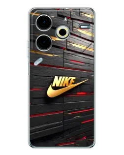 Чохол для TECNO Pova 6 Neo 5G з картинкою «Золотий Nike на металі» Чохол для TECNO Pova 6 Neo 5G з картинкою «Золотий Nike на металі»