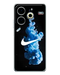 Чохол для TECNO Pova 6 Neo 5G з картинкою «Nike та синій дим» Чохол для TECNO Pova 6 Neo 5G з картинкою «Nike та синій дим»