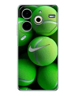 Чохол для TECNO Pova 6 Neo 5G з картинкою «Тенісні м'ячі Найк» Чохол для TECNO Pova 6 Neo 5G з картинкою «Тенісні м'ячі Найк»