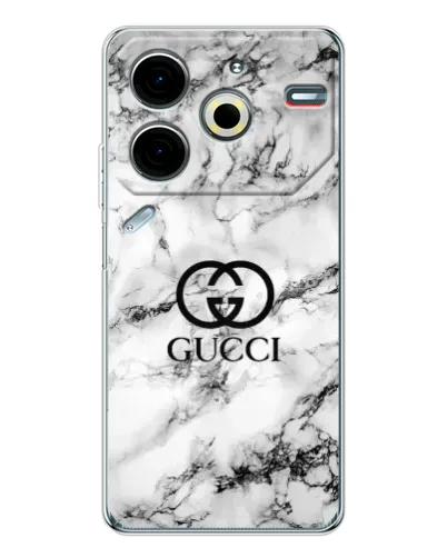 Чехол для TECNO Pova 6 Neo 5G с картинкой «Gucci — мраморный шик»