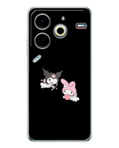 Чехол для TECNO Pova 6 Neo 5G с картинкой «My Melody и Kuromi»