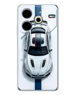 Чехол для TECNO Pova 6 Neo 5G с картинкой «Вид сверху — BMW M»