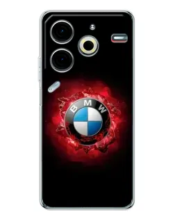 Чехол для TECNO Pova 6 Neo 5G с картинкой «Логотип BMW — вспышка» Чехол для TECNO Pova 6 Neo 5G с картинкой «Логотип BMW — вспышка»