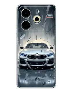 Чехол для TECNO Pova 6 Neo 5G с картинкой «BMW в свете фар» Чехол для TECNO Pova 6 Neo 5G с картинкой «BMW в свете фар»