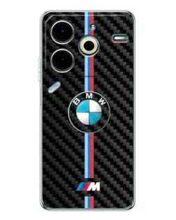 Чехол для TECNO Pova 6 Neo 5G с картинкой «Эмблема BMW и карбон» Чехол для TECNO Pova 6 Neo 5G с картинкой «Эмблема BMW и карбон»
