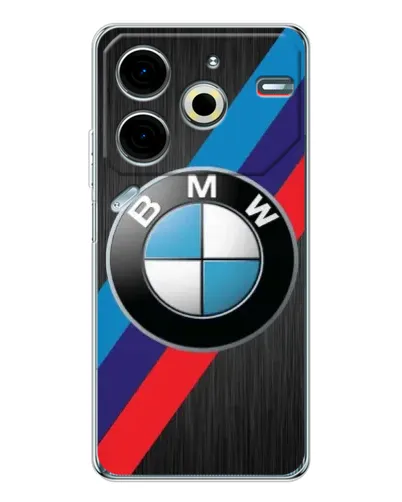 Чехол для TECNO Pova 6 Neo 5G с картинкой «BMW M-stripes стиль»
