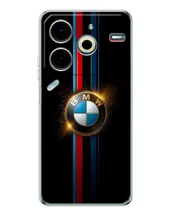 Чехол для TECNO Pova 6 Neo 5G с картинкой «BMW M-Power неон» Чехол для TECNO Pova 6 Neo 5G с картинкой «BMW M-Power неон»