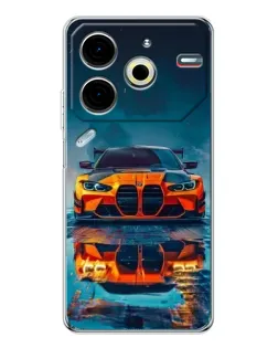 Чехол для TECNO Pova 6 Neo 5G с картинкой «BMW — золотая эмблема» Чехол для TECNO Pova 6 Neo 5G с картинкой «BMW — золотая эмблема»