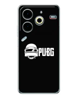 Чехол для TECNO Pova 6 Neo 5G с картинкой «PUBG — классический лого» Чехол для TECNO Pova 6 Neo 5G с картинкой «PUBG — классический лого»