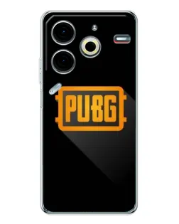 Чехол для TECNO Pova 6 Neo 5G с картинкой «PUBG — рамка лого» Чехол для TECNO Pova 6 Neo 5G с картинкой «PUBG — рамка лого»