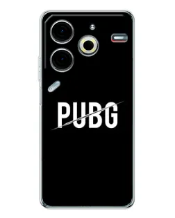 Чехол для TECNO Pova 6 Neo 5G с картинкой «PUBG — белый логотип» Чехол для TECNO Pova 6 Neo 5G с картинкой «PUBG — белый логотип»