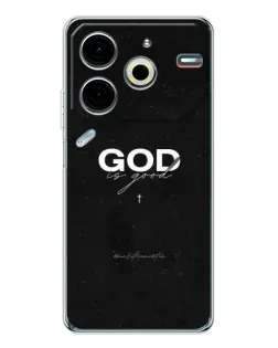 Чехол для TECNO Pova 6 Neo 5G с картинкой «GOD — Бог над всем»