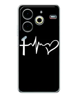 Чехол для TECNO Pova 6 Neo 5G с картинкой «Пульс веры»