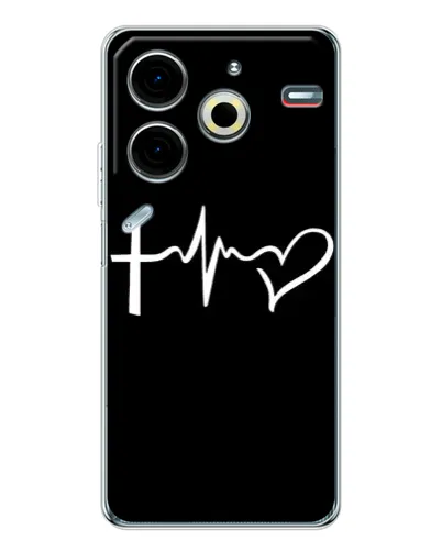 Чехол для TECNO Pova 6 Neo 5G с картинкой «Пульс веры» Чехол для TECNO Pova 6 Neo 5G с картинкой «Пульс веры»