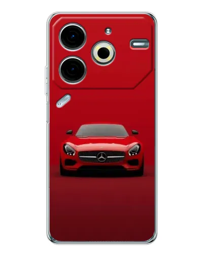 Чехол для TECNO Pova 6 Neo 5G с картинкой «Красный Mercedes AMG» Чехол для TECNO Pova 6 Neo 5G с картинкой «Красный Mercedes AMG»