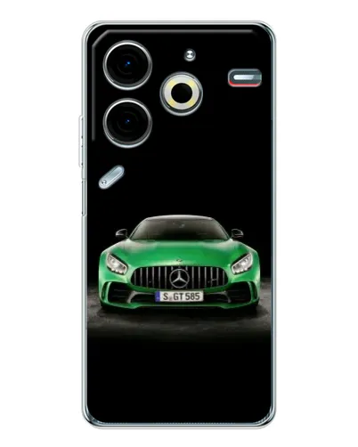 Чехол для TECNO Pova 6 Neo 5G с картинкой «Mercedes — неоновый лого» Чехол для TECNO Pova 6 Neo 5G с картинкой «Mercedes — неоновый лого»