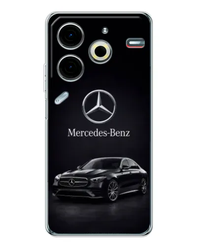 Чехол для TECNO Pova 6 Neo 5G с картинкой «Mercedes — решетка радиатора» Чехол для TECNO Pova 6 Neo 5G с картинкой «Mercedes — решетка радиатора»