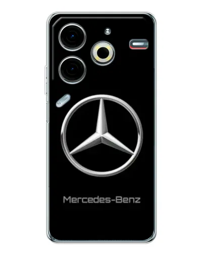 Чехол для TECNO Pova 6 Neo 5G с картинкой «Mercedes Silver Logo» Чехол для TECNO Pova 6 Neo 5G с картинкой «Mercedes Silver Logo»