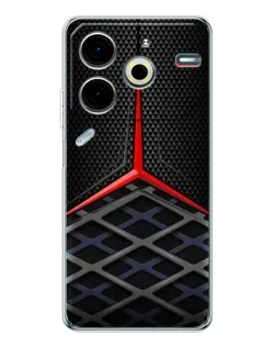 Чехол для TECNO Pova 6 Neo 5G с картинкой «Mercedes Carbon Grid»