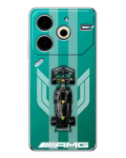 Чехол для TECNO Pova 6 Neo 5G с картинкой «Mercedes AMG Petronas»