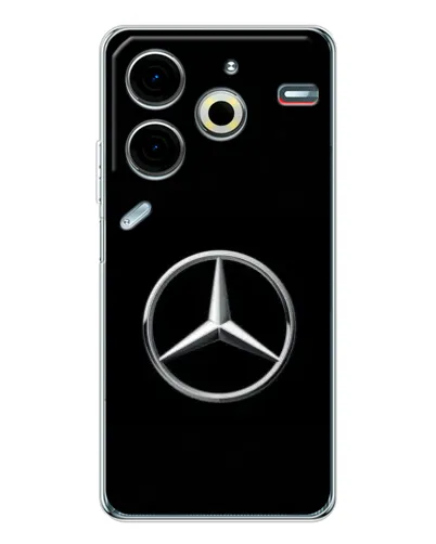 Чехол для TECNO Pova 6 Neo 5G с картинкой «Mercedes классический лого» Чехол для TECNO Pova 6 Neo 5G с картинкой «Mercedes классический лого»