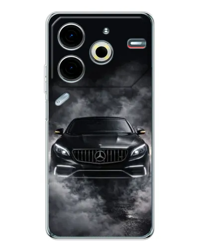 Чехол для TECNO Pova 6 Neo 5G с картинкой «Mercedes в дыму» Чехол для TECNO Pova 6 Neo 5G с картинкой «Mercedes в дыму»